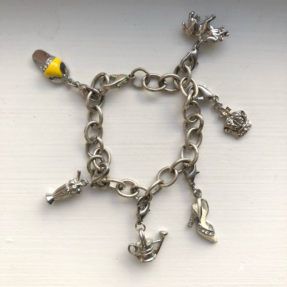 Whimsical & feminine silver charm bracelet - Picture 7 of 7